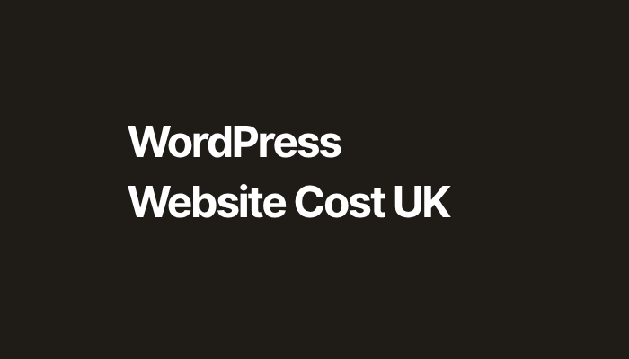 WordPress Website Cost UK