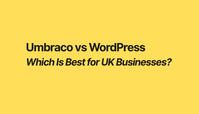 Umbraco vs WordPress