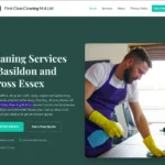First Class Cleaning M.A Ltd Homepage Hero Section